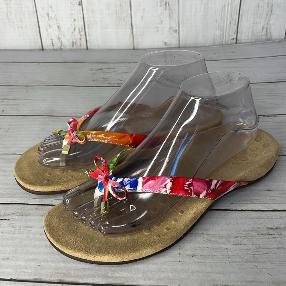 Vionic Bella Multi Color Toe Post Thong Sandal - image 2